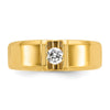 14k Men's 1/4 carat Diamond Complete Ring