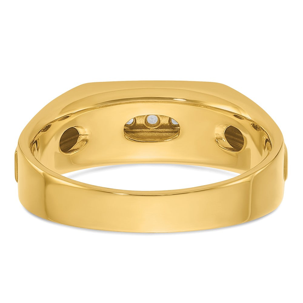 Gold Men's Diamond Rings