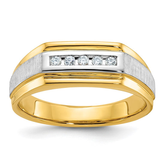 Gold Men's Diamond Rings