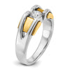 10k Two-Tone Fancy Ring Mounting