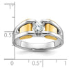 14k Two-tone IBGoodman Men's Diamond Ring Mounting