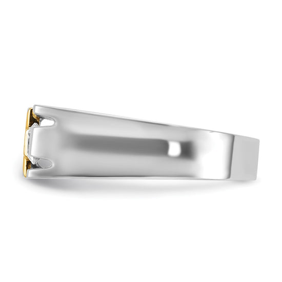 Men's Diamond Cross Rings