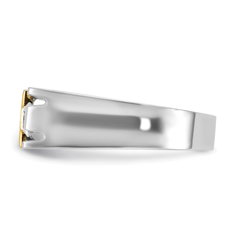Men's Diamond Cross Rings