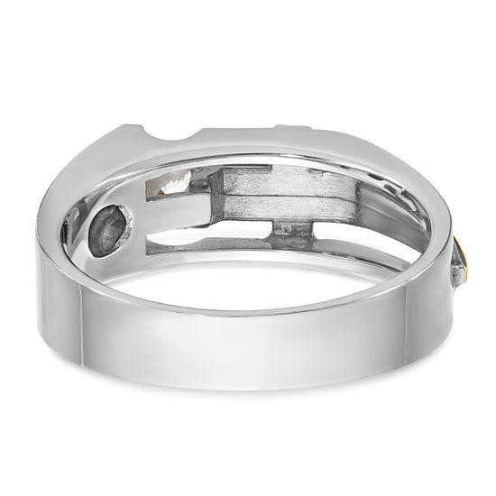 Men's Diamond Cross Rings