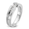14k White Gold IBGoodman Men's Diamond Ring Mounting