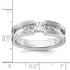 14k White Gold IBGoodman Men's Diamond Ring Mounting