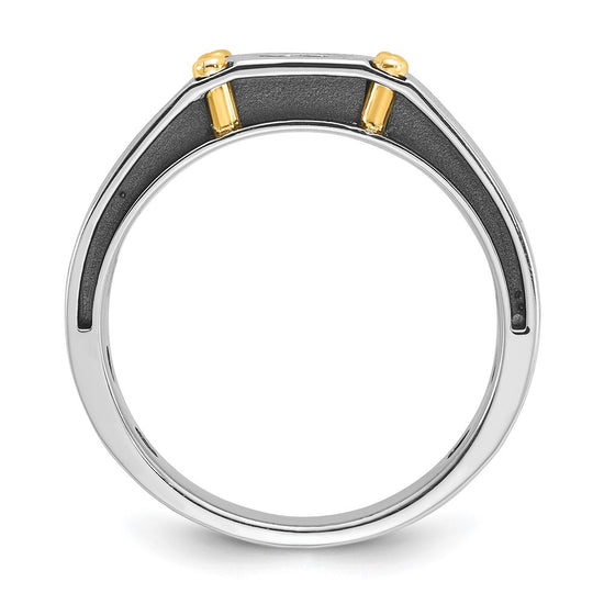 Gold Men's Diamond Rings
