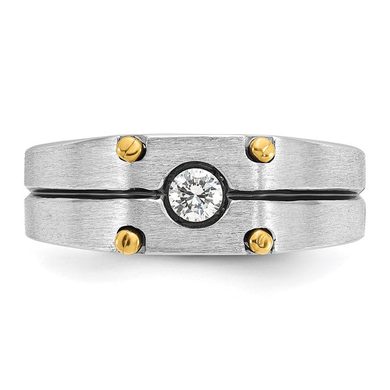 Gold Men's Diamond Rings
