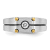 Gold Men's Diamond Rings