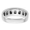 14k Two-tone White/Rose Gold Men's 1/4 carat Diamond Complete Ring