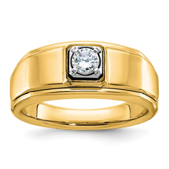 10k IBGoodman Men's Diamond Complete Ring