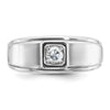10k White Gold IBGoodman Men's Diamond Complete Ring