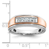 Gold Men's Diamond Rings