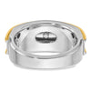 14k Two-tone IBGoodman Men's Polished 5-Stone Ring Mounting