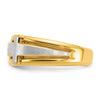 Gold Men's Diamond Cross Rings