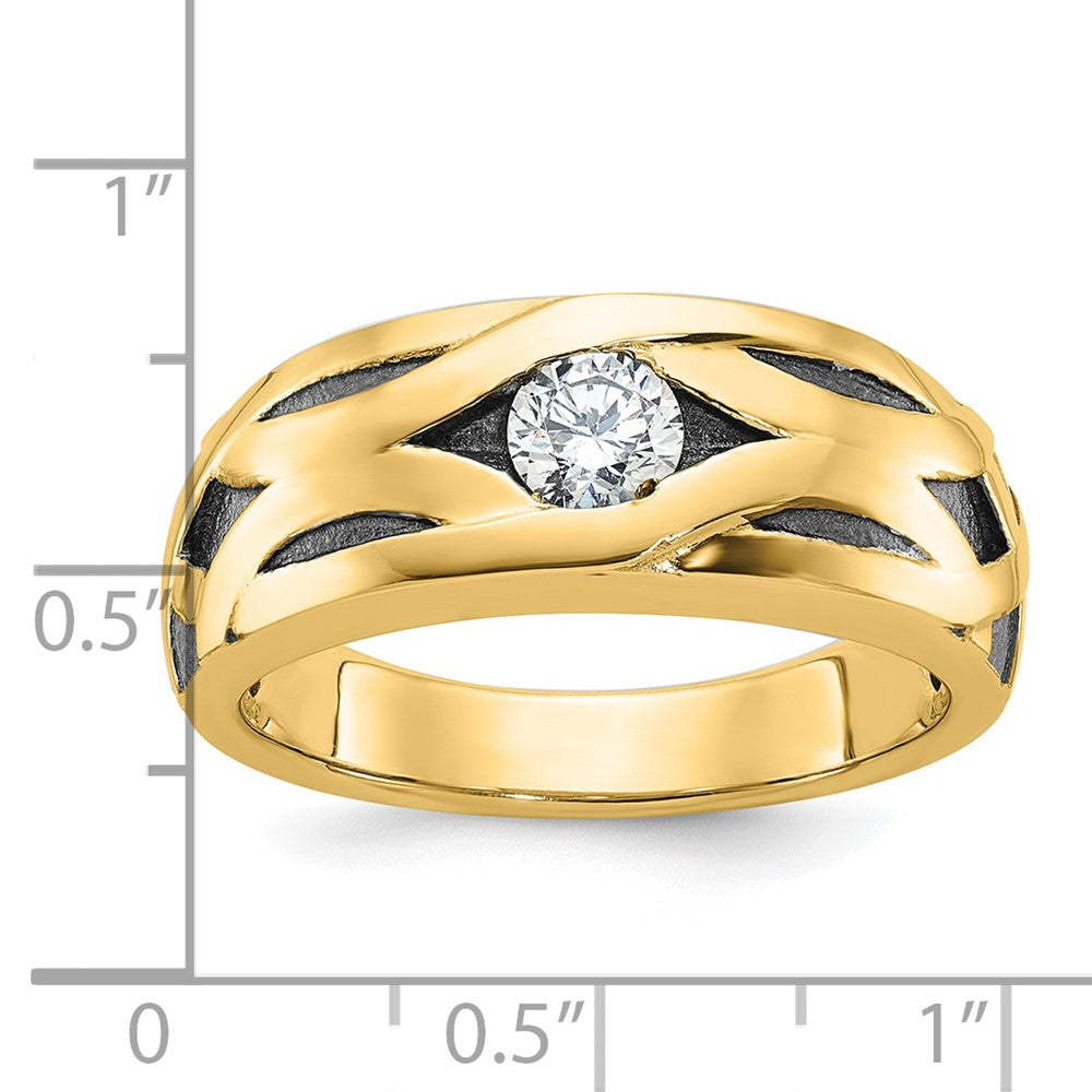 Gold Men's Diamond Rings