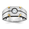 Gold Men's Diamond Rings