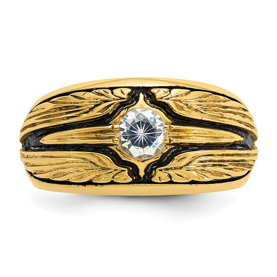 Gold Men's Diamond Rings