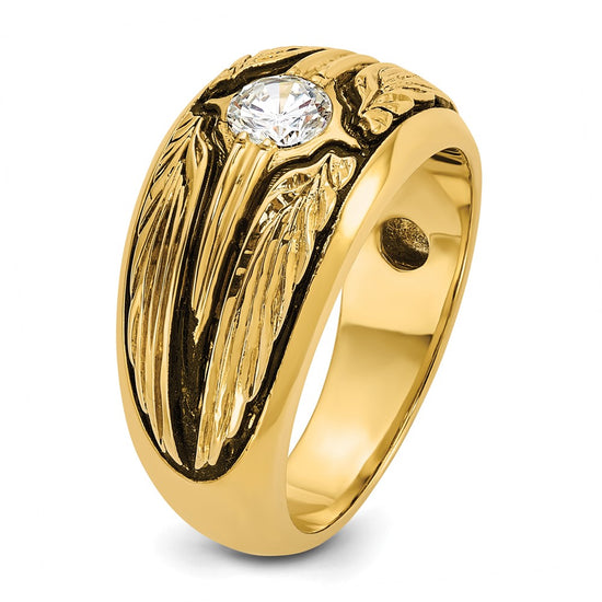 Gold Men's Diamond Rings