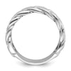 10k White Gold Mens Link Design 1/6 carat Diamond Complete Ring