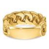 14k IBGoodman Men's Link Design Diamond Ring Mounting