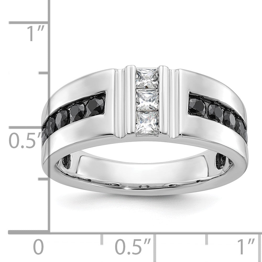 Men's Black & White Diamond Rings