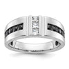 Men's Black & White Diamond Rings