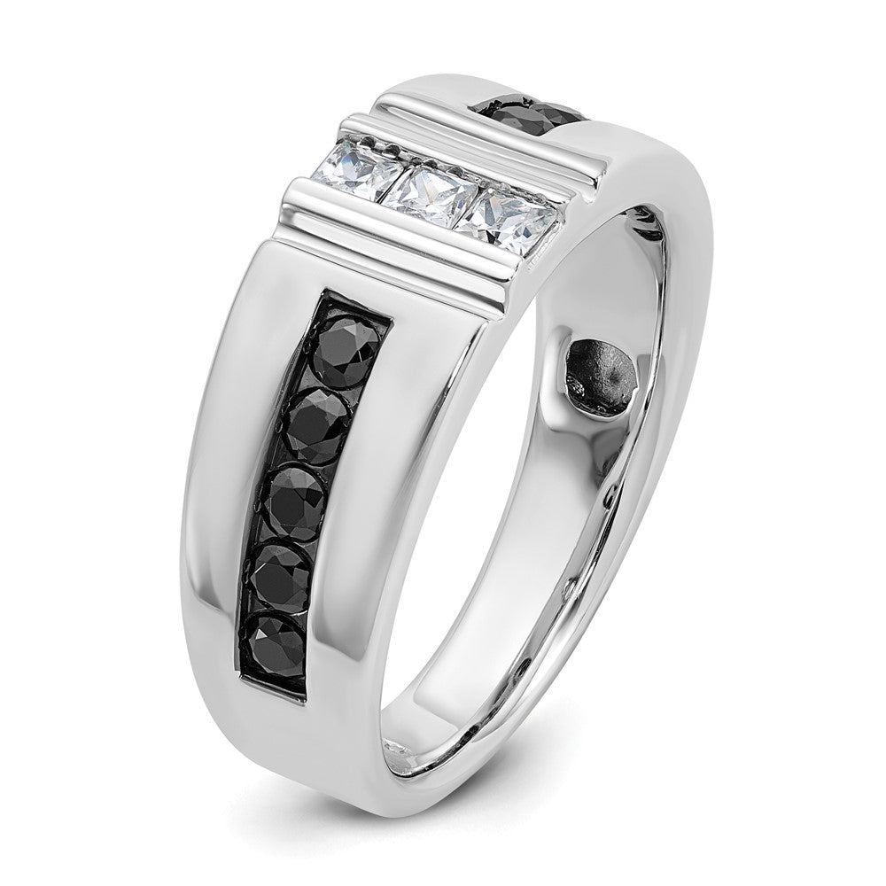 Men's Black & White Diamond Rings