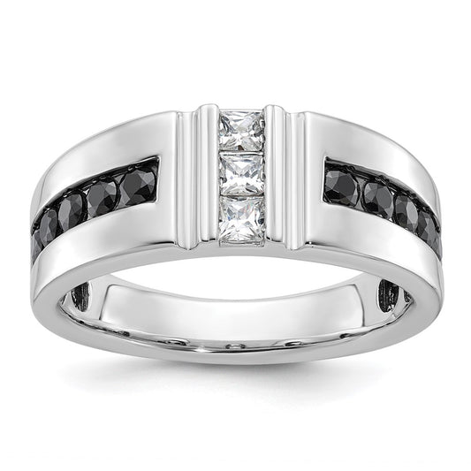 Men's Black & White Diamond Rings
