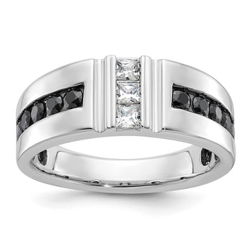 Men's Black & White Diamond Rings
