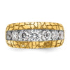 14k IBGoodman Men's Diamond Nugget Ring Mounting