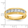 14k Men's Polished 7/8 Carat AA Quality Diamond Ring