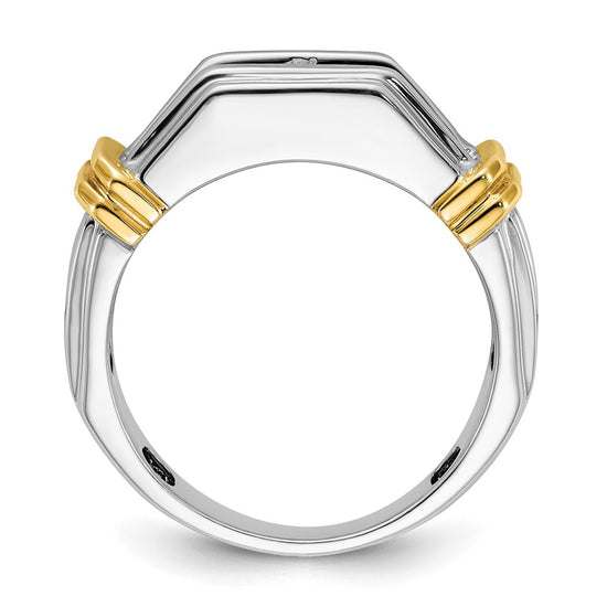 Gold Men's Diamond Rings
