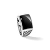 14k White Gold IBGoodman Men's Polished & Textured Ring Mounting