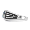 14k White Gold IBGoodman Men's Gemstone Ring Mounting