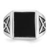 14k White Gold IBGoodman Men's Onyx Ring Mounting