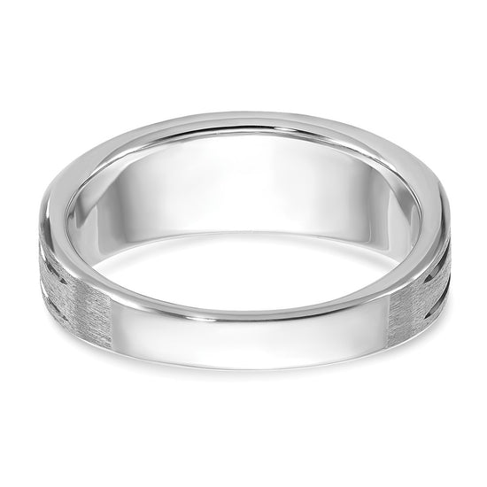 14k White Gold 1/15 carat Lab Grown Diamond VS/SI+ G+ and Lab Created Blue Sapphire Complete Men's Ring