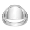 14k White Gold Men's Onyx and 1/8 carat Diamond Complete Ring