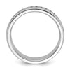 14k Men's Polished and Milgrain 11-Stone 1/4 Carat Lab Grown Diamond Ring