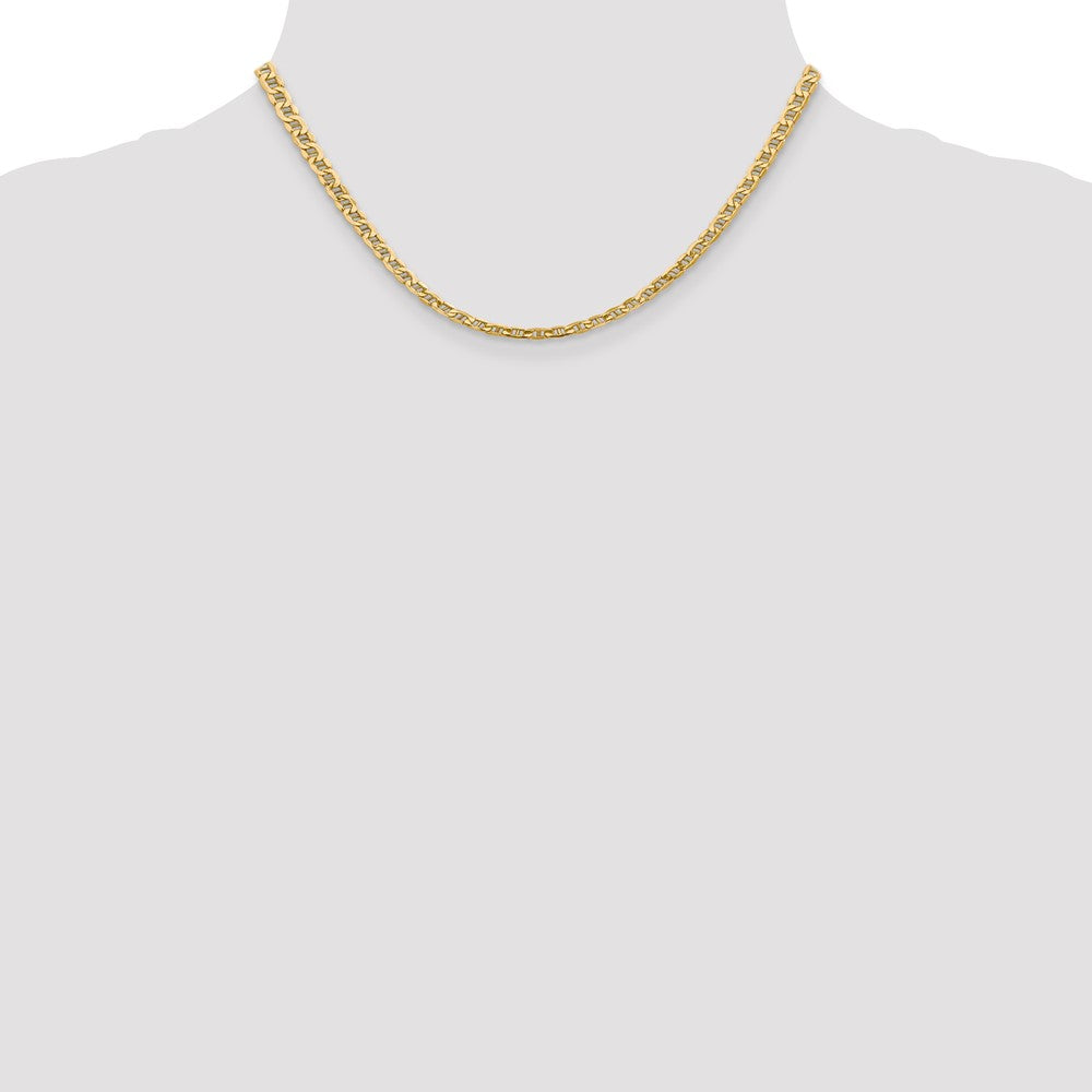 Gold (10K & 14K) Semi-Solid Anchor Chain