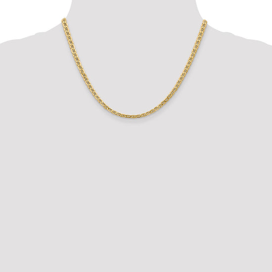 Gold (10K & 14K) Semi-Solid Anchor Chain