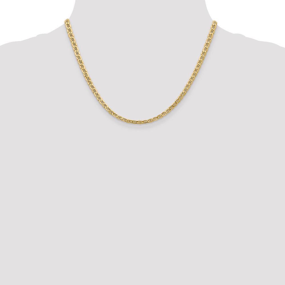 Gold (10K & 14K) Semi-Solid Anchor Chain