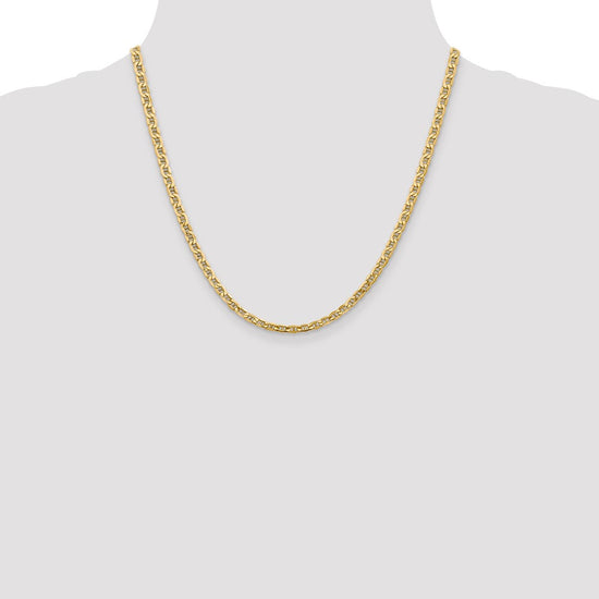 Gold (10K & 14K) Semi-Solid Anchor Chain