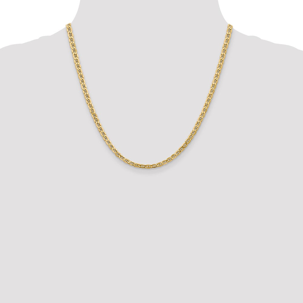 Gold (10K & 14K) Semi-Solid Anchor Chain
