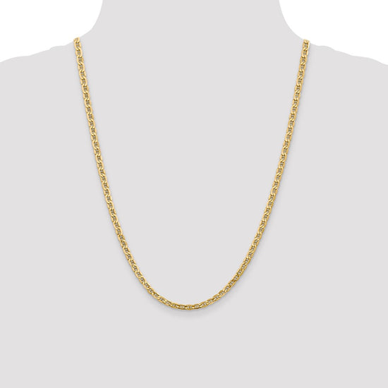 Gold (10K & 14K) Semi-Solid Anchor Chain