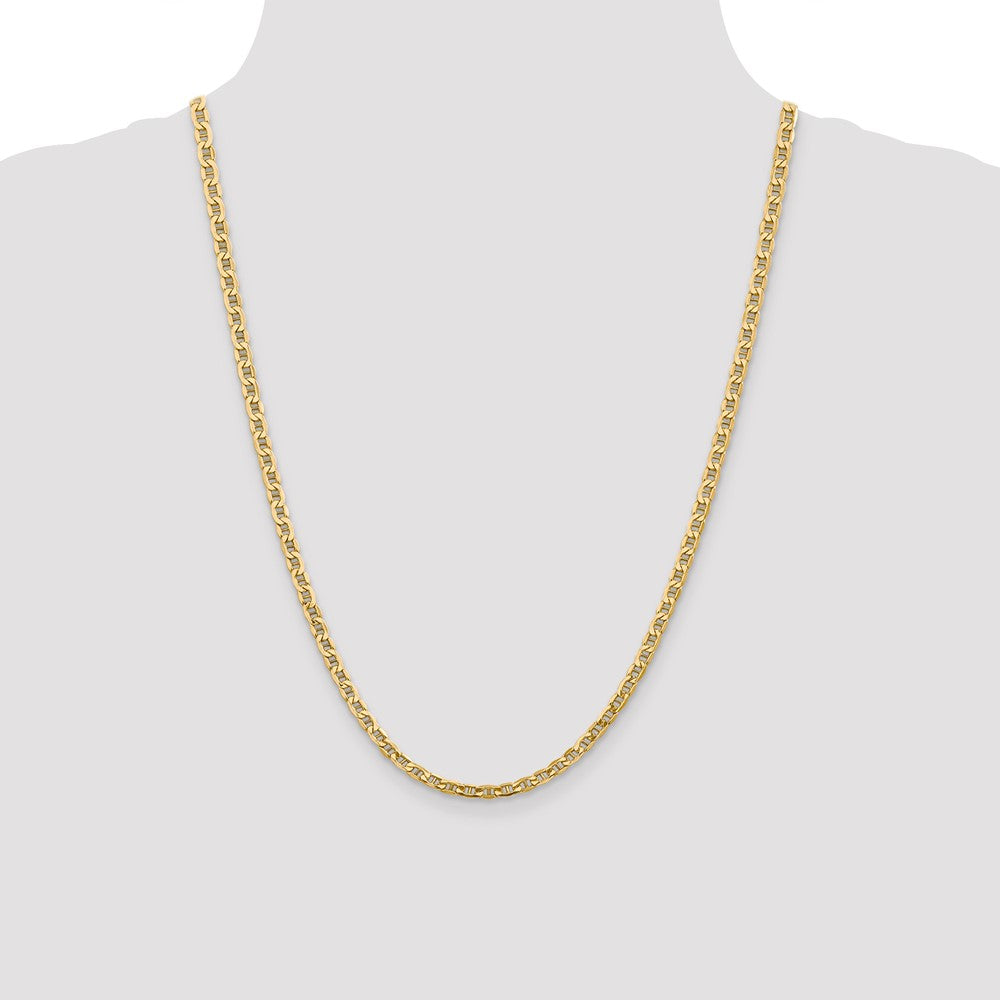 Gold (10K & 14K) Semi-Solid Anchor Chain