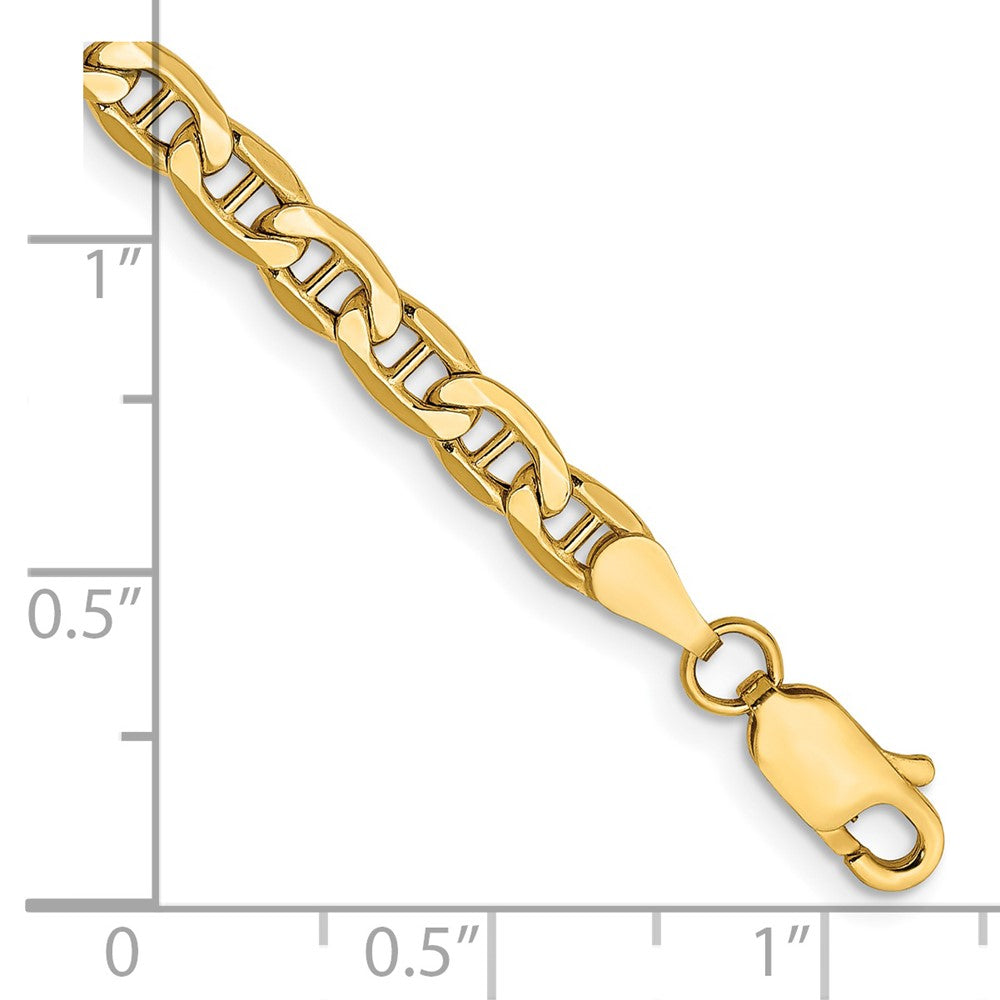 Gold (10K & 14K) Semi-Solid Anchor Chain