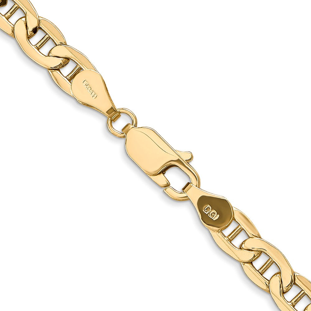 Gold (10K & 14K) Semi-Solid Anchor Chain