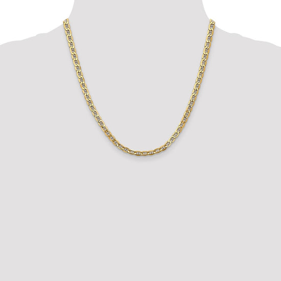 Gold (10K & 14K) Semi-Solid Anchor Chain