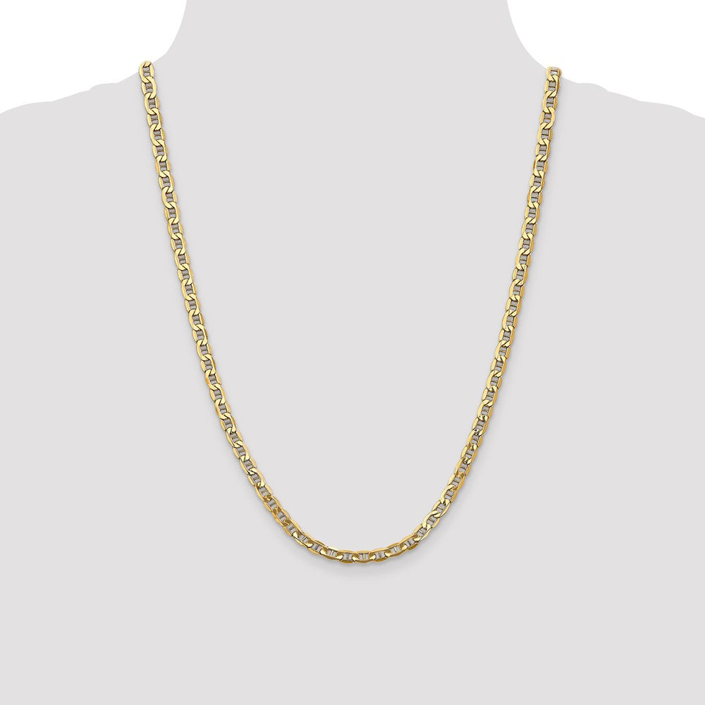 Gold (10K & 14K) Semi-Solid Anchor Chain